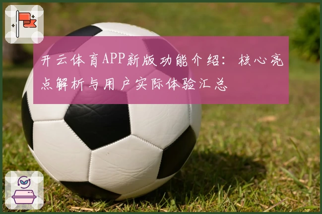 开云体育APP新版功能介绍：核心亮点解析与用户实际体验汇总